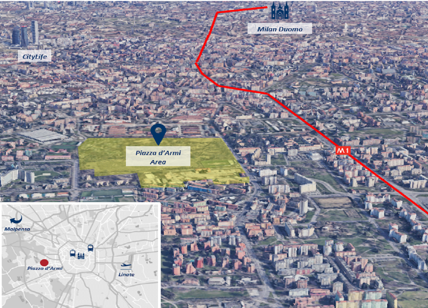 Milano, ok al progetto "Piazza d'Armi" di Invimit: investimenti per 500 mln