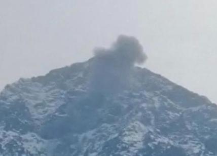 Un jet militare si è schiantato sui monti del Lecchese