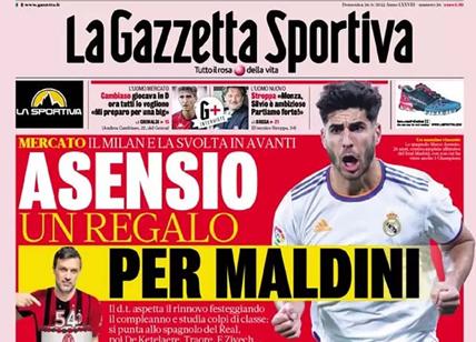 Prime pagine dei giornali sportivi del 26 giugno 2022: Asensio un regalo per Maldini