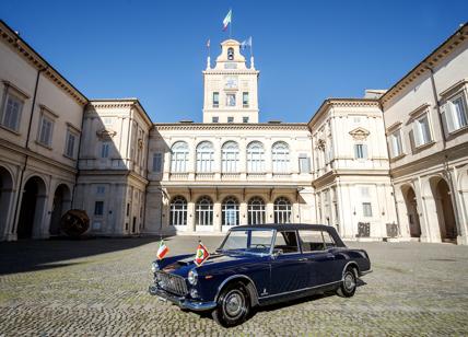 La Lancia Flaminia attente il Presidente Mattarella