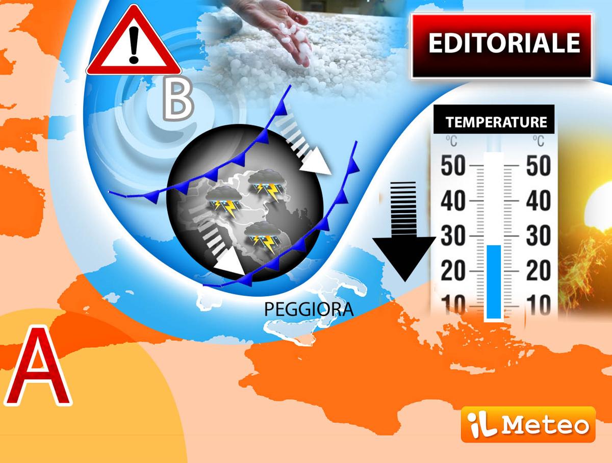 meteo previsioni italia prossimi giorni maltempo scipione