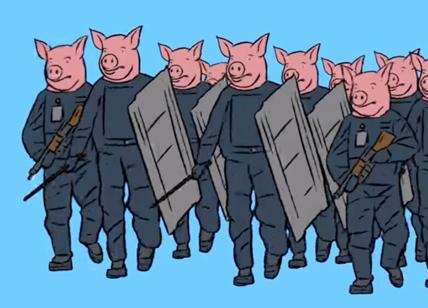 Poliziotti con la faccia da maiale: l’Usip denuncia Frah Quintale