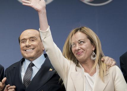 Silvio Berlusconi e Giorgia Meloni