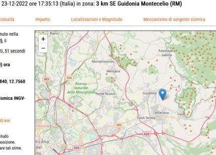 Roma, sisma di magnitudo 3,1 colpisce Guidonia. Paura ma nessun danno