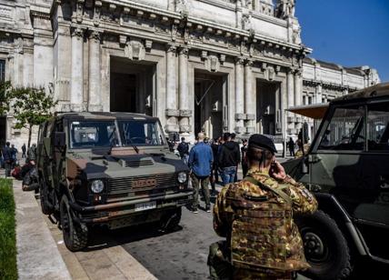 Sicurezza, Milano: 156 militari in più, 100 andranno nelle stazioni
