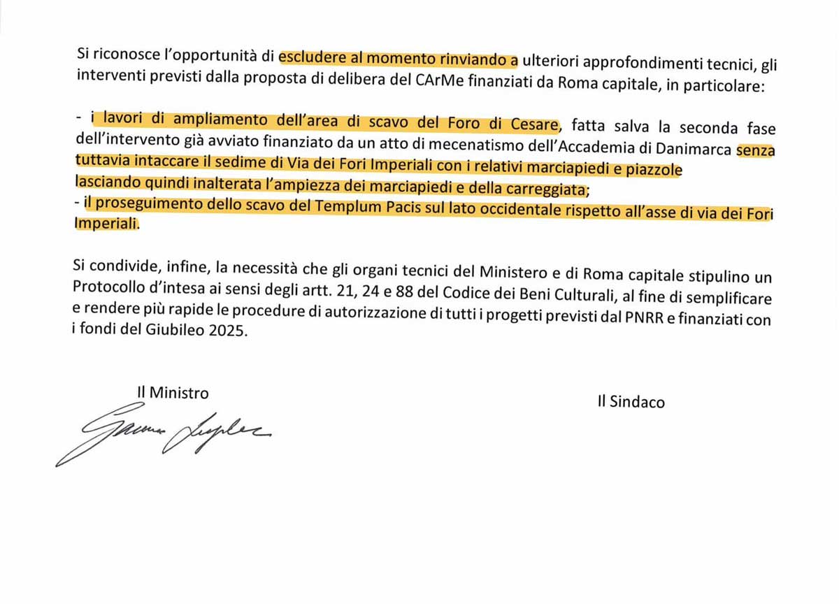 accordo comune roma ministero fori imperiali 02