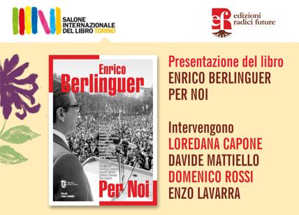 Salone del Libro, Capone e 'Enrico Berlinguer. Per noi' ERF