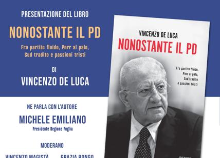 Vincenzo De Luca a Bari presenta il suo libro con Emiliano