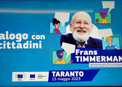 Il Vicepresidente della Commissione Europea, Frans Timmermans a Taranto