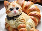 La nuova moda che spopola in Rete: tutti pazzi per i gatti-croissant