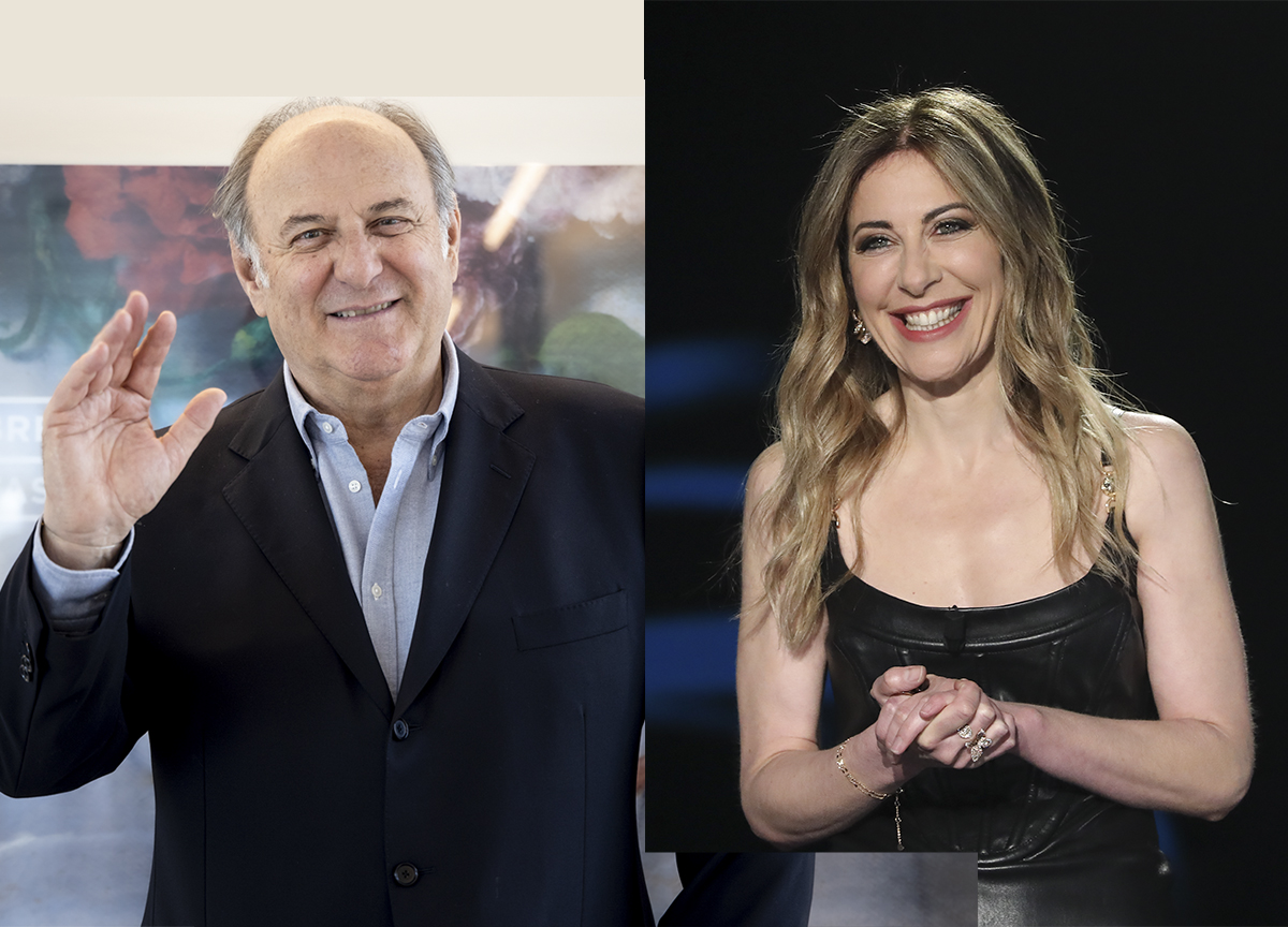 Gerry Scotti e Francesca Fagnani