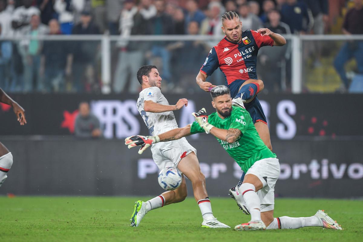 Giroud portiere Milan Genoa
