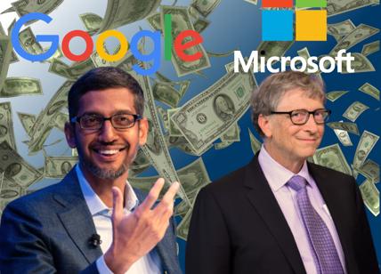 Microsoft e Google, volano i conti: "sfondate" le stime degli analisti
