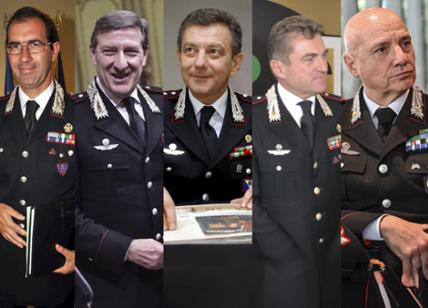 Carabinieri, nominati cinque generali di Corpo d'armata. I nomi