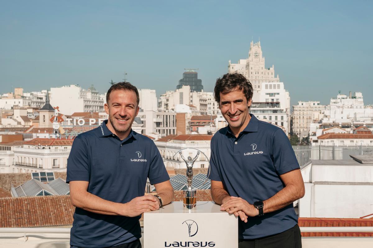 Laureus Sport Awards Alessandro Del Piero e Raúl González Blanco
