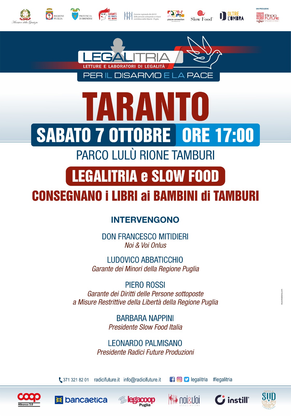 Legalitria Locandina Taranto 07 10 23