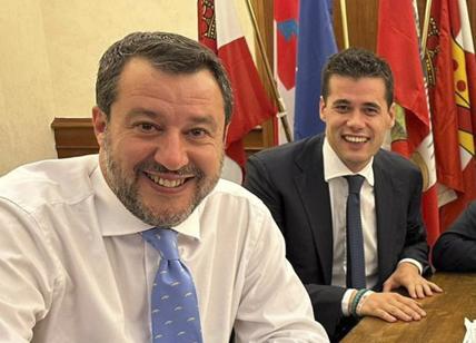 Matteo Salvini e Andrea Crippa