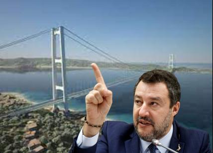 Salvini: "Ponte sullo Stretto? Costa metà Rdc. Le Pen con me a Pontida"