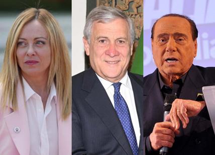 Meloni Tajani Berlusconi
