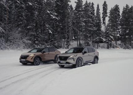 Nissan e-4ORCE: avventura invernale sui ghiacci finlandesi