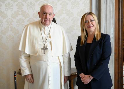 papa Francesco e Giorgia Meloni