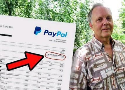 Paypal gli accredita milioni per errore: è l'uomo più ricco al mondo per poco