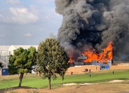 La Ryder Cup finisce in fumo: maxi incendio nel Golf club Marco Simone