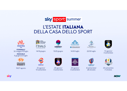 Sky Sport, al via l'estate più italiana di sempre nella Casa dello Sport