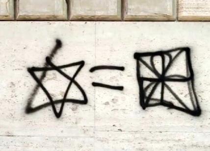 Choc al ghetto ebraico: una stella di David con una svastica accanto. Indagini
