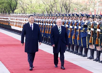 Xi Jinping e Ignacio Lula