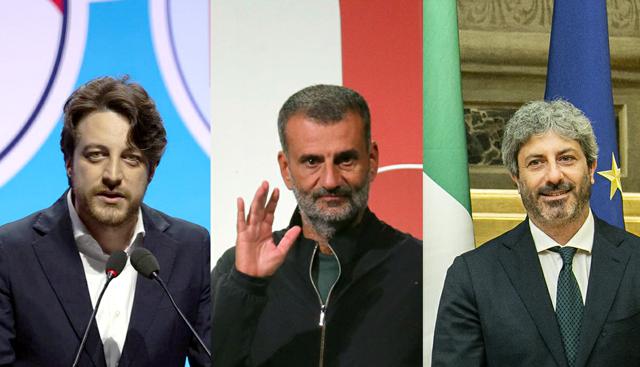 Alberto Stefani, Antonio Decaro e Roberto Fico Alberto Stefani, Antonio Decaro e Roberto Fico