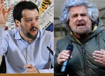 Meloni, Salvini e Grillo sul carro trumpista