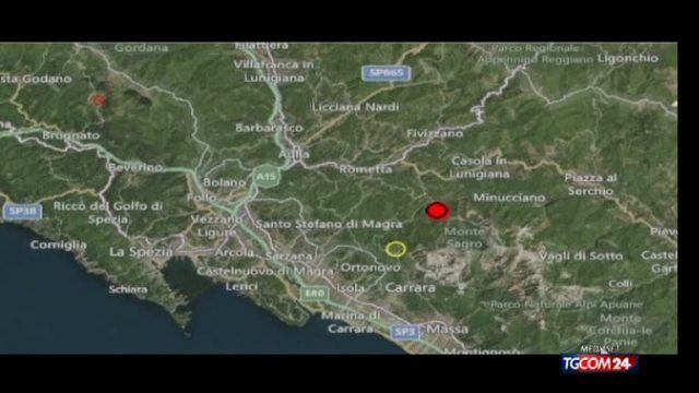 video terremoto mediaset
