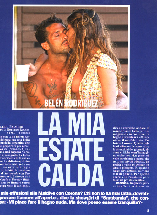 Paparazzi/ Belen Rodriguez rivela: "Mi piace l'uomo un po' dannato" - Affaritaliani.it