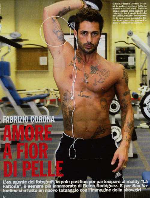 Fabrizio Corona, foto Chi Fabrizio Corona, foto Chi