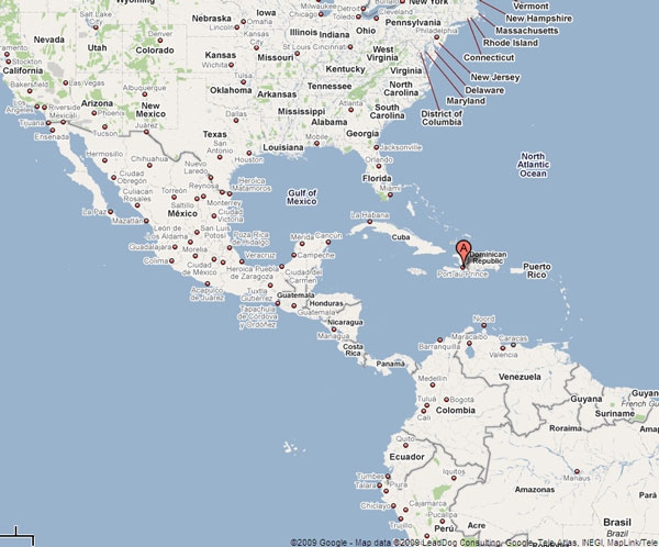 mappa haiti