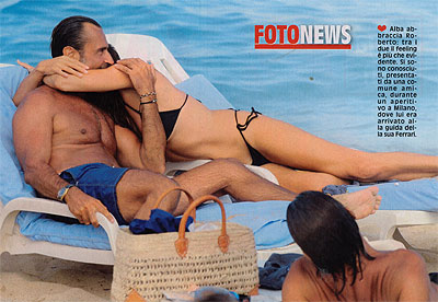 Alba Parietti e Roberto Barbuti (Diva)