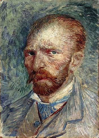 Vincent van Gogh, Autoritratto, 1887 - olio su cartoncino, cm 32,8 x 24 - Kröller Müller Museum, Otterlo