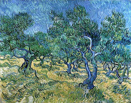 Vincent van Gogh, Uliveto, 1889 - olio su tela, 72,4 x 91,9 cm - Kröller Müller Museum, Otterlo