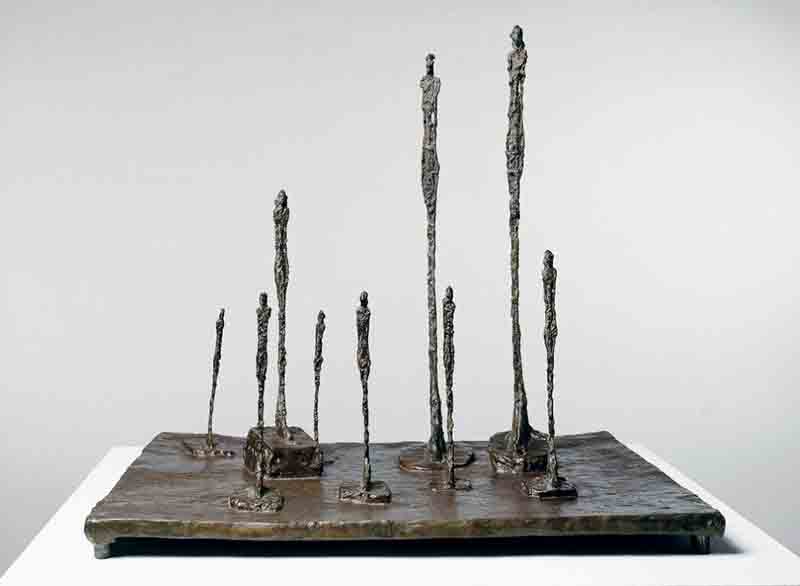 A.Giacometti, La Clairiere. 1950 A.Giacometti, La Clairiere. 1950