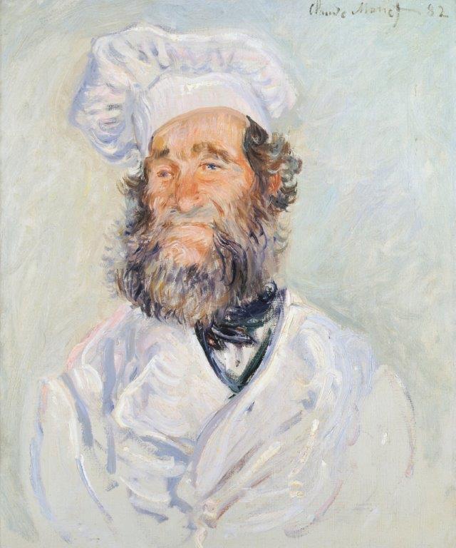 Claude Monet, Der Koch (Le Chef Père Paul), 1882, Mondadori Portfolio, Milano/www. Bridgemanart.com Claude Monet, Der Koch (Le Chef Père Paul), 1882, Mondadori Portfolio, Milano/www. Bridgemanart.com
