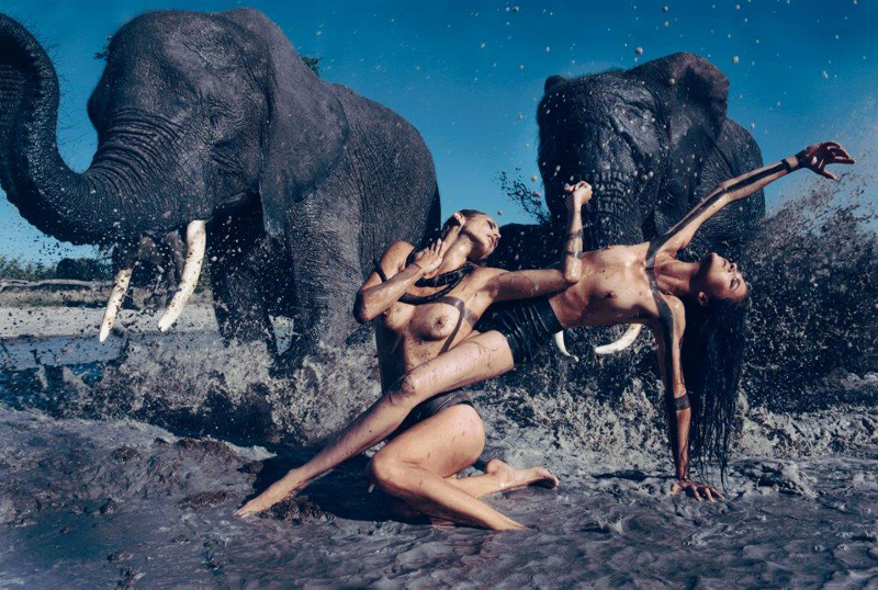 Peter Beard Abu Camp/Jack’s Camp, Botswana 2009 © The Cal - Collezione Pirelli
