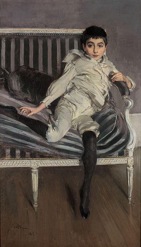 1) Giovanni Boldini, “Ritratto del piccolo Subercaseaux”, 1891, olio su tela 1) Giovanni Boldini, “Ritratto del piccolo Subercaseaux”, 1891, olio su tela