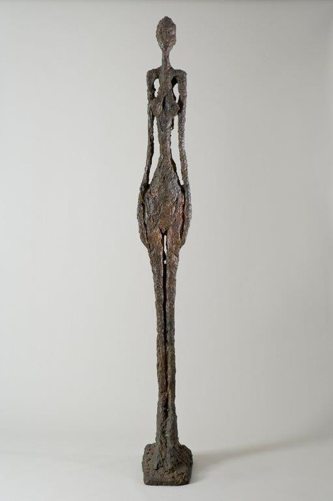 Alberto Giacometti Grande donna IV 1960‐61 Bronzo 270 x 31,5 x 56,5 cm Collezione Fondation Giacometti, Parigi Alberto Giacometti Grande donna IV 1960‐61 Bronzo 270 x 31,5 x 56,5 cm Collezione Fondation Giacometti, Parigi