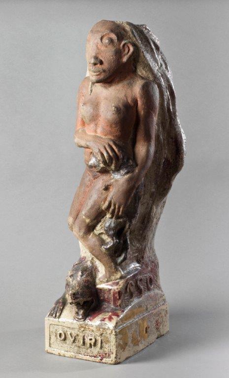 Paul Gauguin Oviri, 1894 Sauvage Savage Stoneware, 75 x 19 x 27 cm Musée dʼOrsay, Paris Photograph © Musée dʼOrsay, Paris, Dist. RMN-Grand Palais / Patrice Schmidt Paul Gauguin Oviri, 1894 Sauvage Savage Stoneware, 75 x 19 x 27 cm Musée dʼOrsay, Paris Photograph © Musée dʼOrsay, Paris, Dist. RMN-Grand Palais / Patrice Schmidt