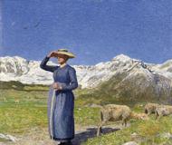 19. Segantini Mezzogiorno sulle Alpi 19. Segantini Mezzogiorno sulle Alpi