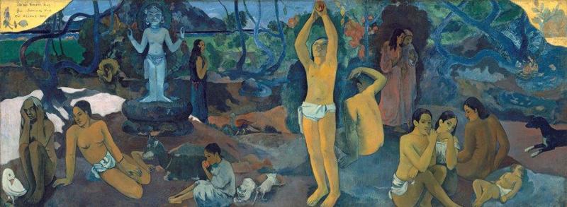 Paul Gauguin D’où venons-nous? Que sommes-nous? Où allons-nous? Where Do We Come From? What Are We? Where Are We Going? Oil on canvas, 139,1 x 374,6 cm Museum of Fine Arts Boston, Tompkins Collection, Arthur Gordon Tompkins Fund Photograph © 2015 Museum of Fine Arts, Boston Paul Gauguin D’où venons-nous? Que sommes-nous? Où allons-nous? Where Do We Come From? What Are We? Where Are We Going? Oil on canvas, 139,1 x 374,6 cm Museum of Fine Arts Boston, Tompkins Collection, Arthur Gordon Tompkins Fund Photograph © 2015 Museum of Fine Arts, Boston