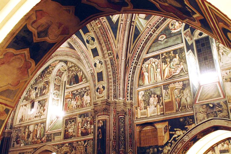 Galatina - affreschi basilica Galatina - affreschi basilica