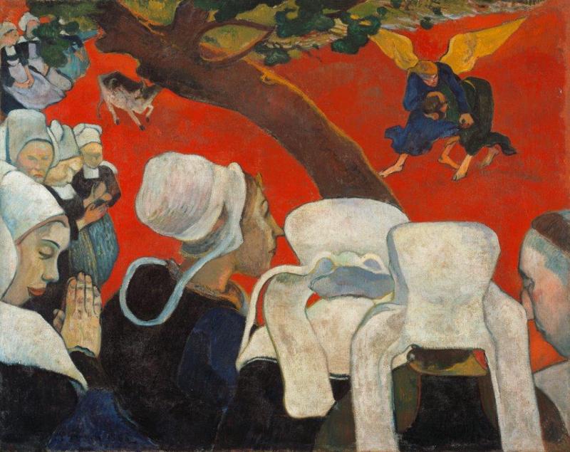 Paul Gauguin La Vision du sermon, 1888 Vision of the sermon Oil on canvas, 72.2 x 91 cm Scottish National Gallery, Edinburgh Paul Gauguin La Vision du sermon, 1888 Vision of the sermon Oil on canvas, 72.2 x 91 cm Scottish National Gallery, Edinburgh