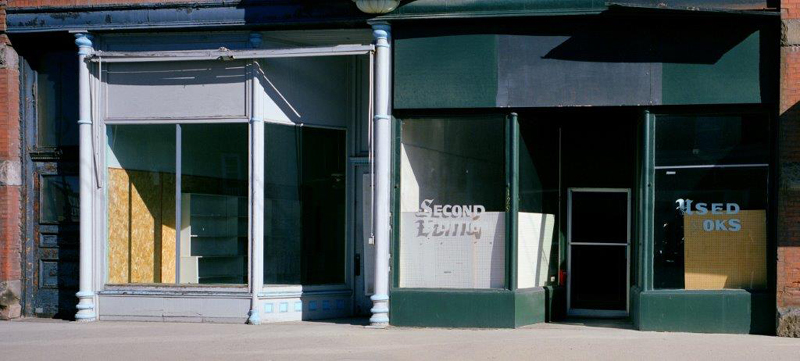 Wim Wenders Used Book Store in Butte, Montana © for the reproduced works and texts by Wim Wenders: Wim Wenders/Wenders Images/Verlag der Autoren 2000 Lightjet Print 124 x 234 cm Wim Wenders Used Book Store in Butte, Montana © for the reproduced works and texts by Wim Wenders: Wim Wenders/Wenders Images/Verlag der Autoren 2000 Lightjet Print 124 x 234 cm